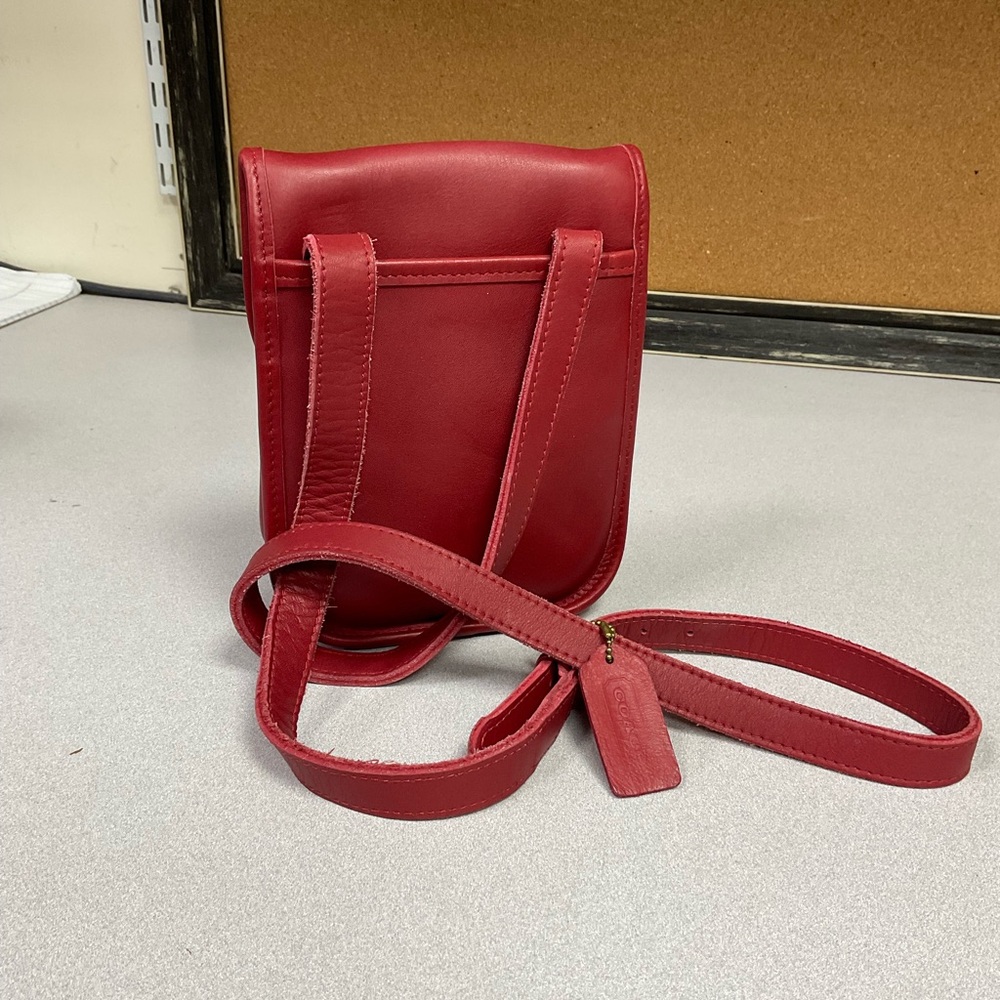 Vintage Coach Small Sidepack Leather Crossbody with Turn-Lock - Picture 2 of 6